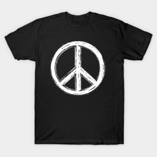 Grunge Peace Symbol T-Shirt
